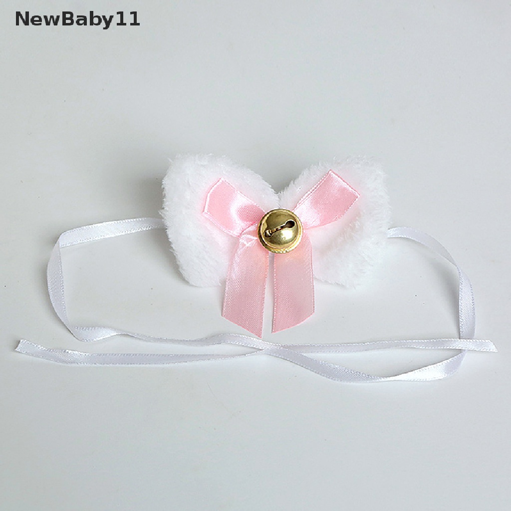 Băng Đô Tai Mèo Phối Ren Đính Chuông Phong Cách Lolita Cho Bé Gái