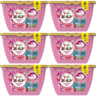 [Nhập HC1712 giảm 10%]Combo 6 hộp viên giặt Gelball 3D 18 viên màu hồng