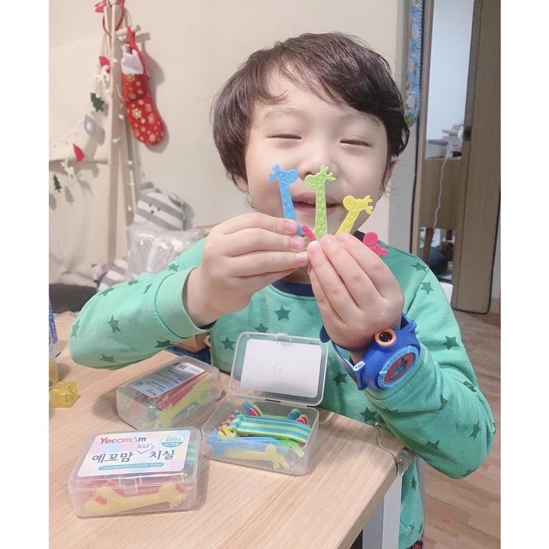 🦷Tăm chỉ nha khoa Hàn Quốc Cho bé🦷 Sói Cá Hý