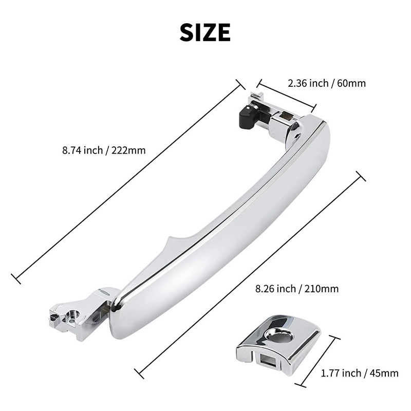 Tay Nắm Cửa Bên Trái Cho Infiniti FX35 FX45 Nissan Murano Rogue 82646-CA000 80640-CA012