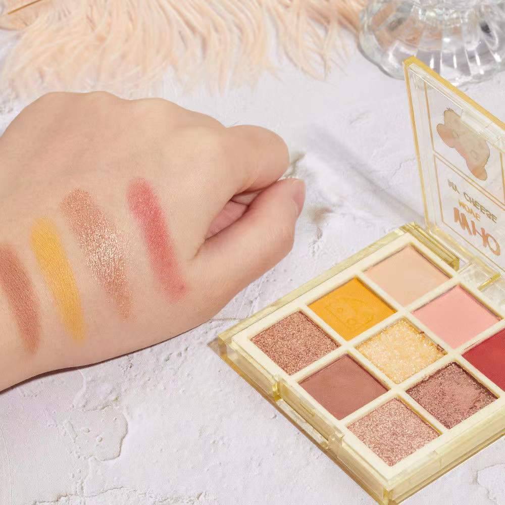 COLOURPOP Bảng Phấn Mắt Jiugongge 9 Màu Lì 3ce Lấp Lánh Chống Thấm Nước Và Mồ Hôi