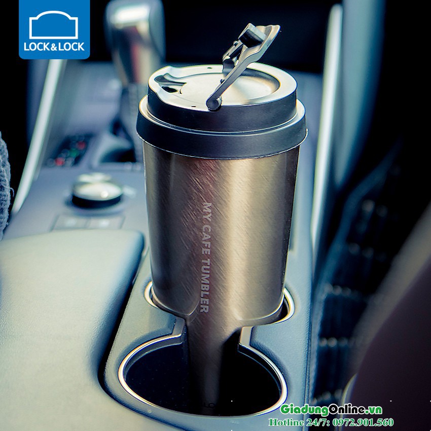 Ly giữ nhiệt Lock&Lock Clip tumbler LHC4151GOD 540ml - Màu vàng
