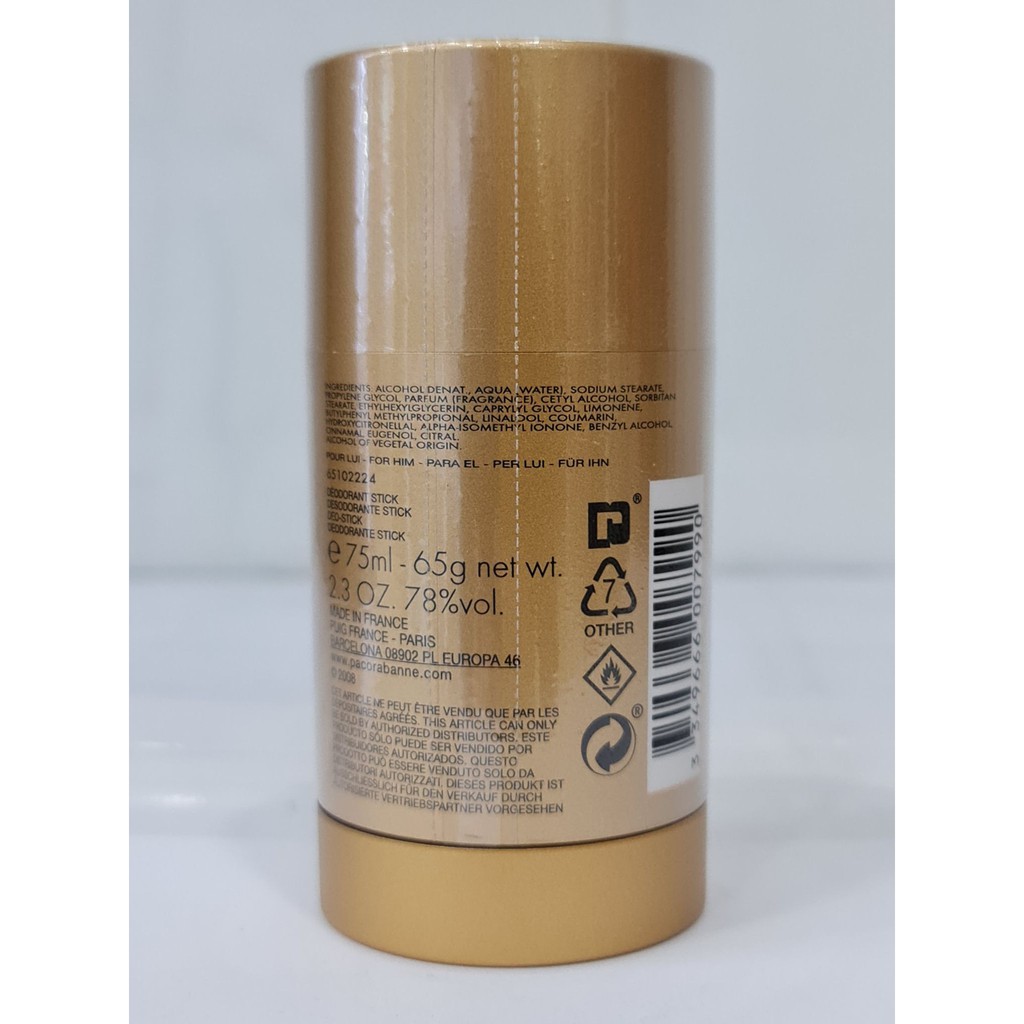 Lăn Khử Mùi Nước Hoa Nam Cao Cấp Paco Rabanne 75ml