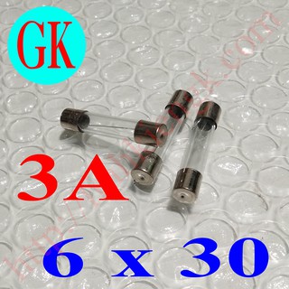 [10 cái] Cầu chì ống 3A kích thước 6x30