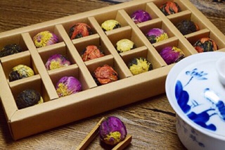 TRÀ NỞ HOA PHỔ NHĨ 18 VIÊN