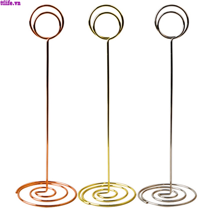 Set 10 Giá Đỡ Thẻ Ghi Số Kích Thước 8.75 inch Để Bàn Trang Trí Tiệc Cưới / Nhà Hàng / Lễ Tốt Nghiệp