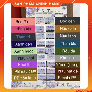 Màu nhuộm tóc TNT PLUS, màu nhuộm thời trang, thuốc nhuộm tóc chuyên salon, thuốc nhuộm tóc tại nhà chính hãng