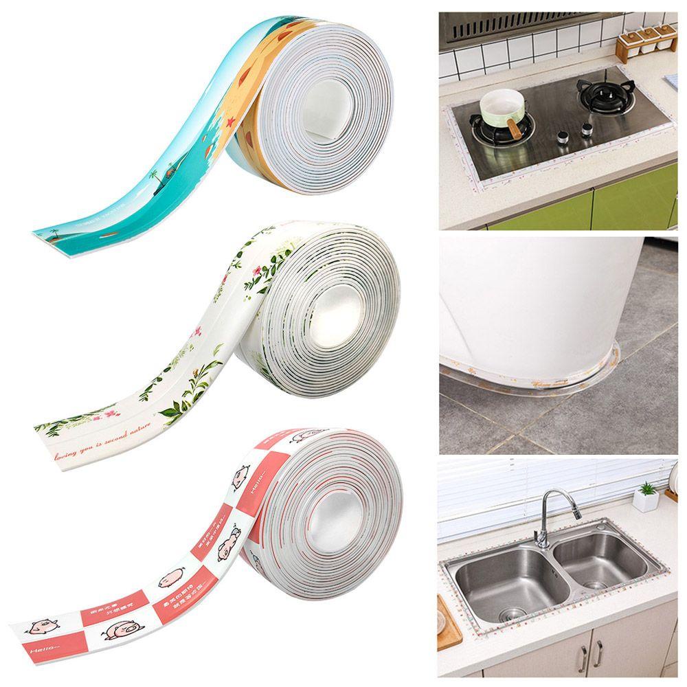 JANE Dải Dán Viền Bồn Rửa Chén Chống Thấm Nước Chống Nấm Mốc Tiện Dụng