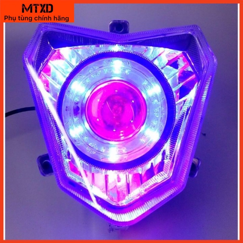 Choá đèn xe máy điện xmen đời mới led bi cầu