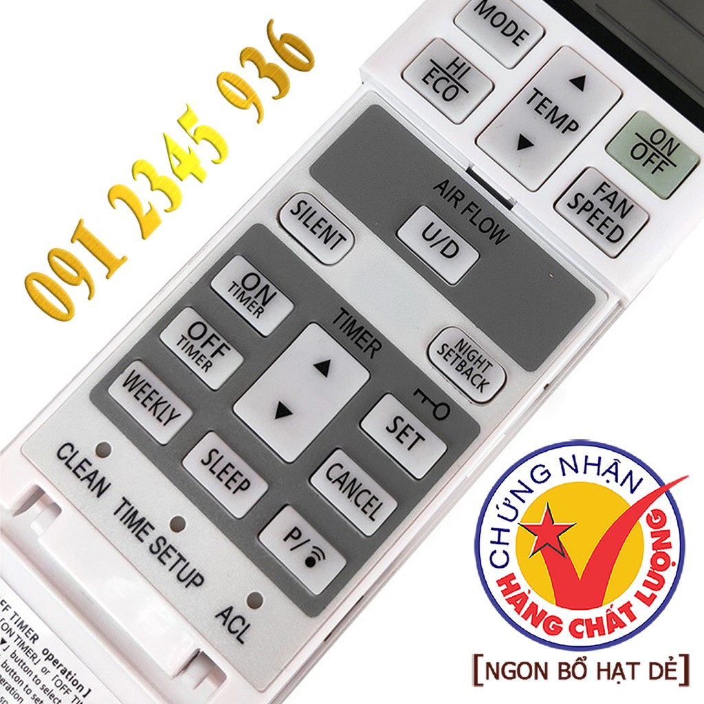 Remote Điều khiển Điều hòa Máy lạnh MITSUBISHI &quot;HÀNG ĐẸP&quot;. (Mẫu số 7)