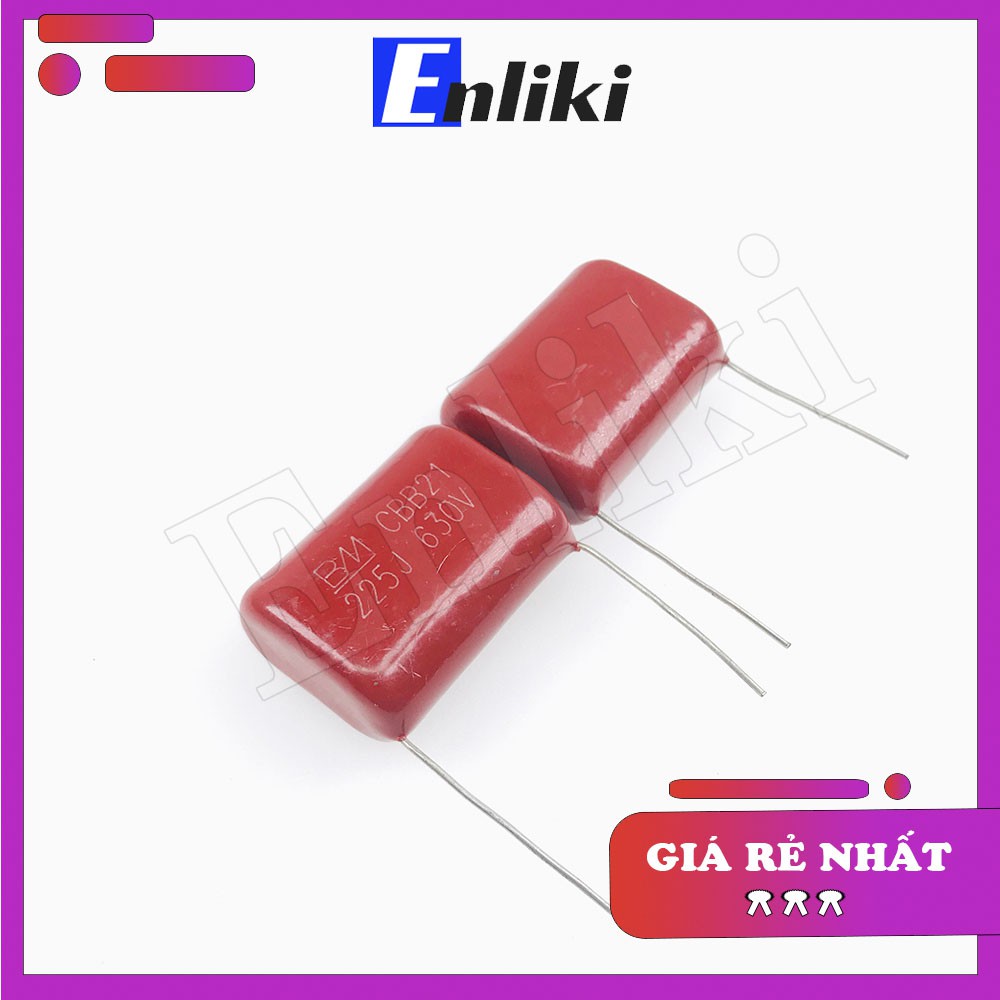 Tụ 2.2uF CBB 225J 630V 25mm