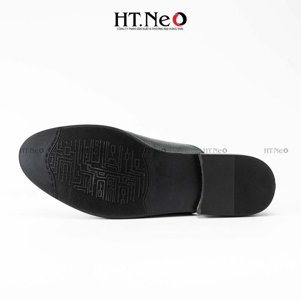 Giày sục nam - Giày mules nam HT.NEO Đế phíp, quai kim loại cùng da bò thật tạo nến sự quý phái, thu hút và sang S003 | BigBuy360 - bigbuy360.vn