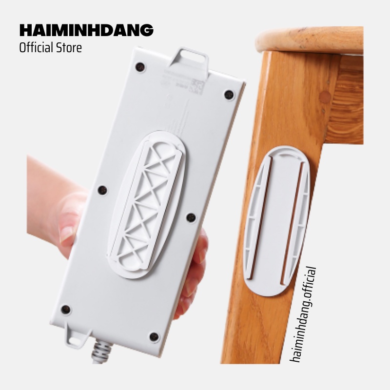 Combo 5 Giá treo, móc dán gắn ổ cắm điện, điều khiển, modem tiện dụng