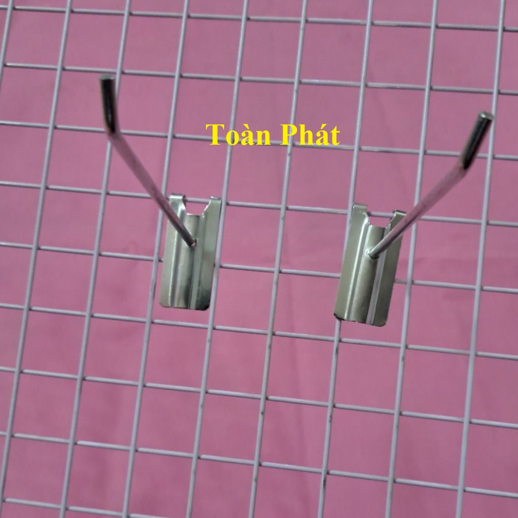 Tay cài lưới móc treo đồ mạ kẽm nhiều kích thước