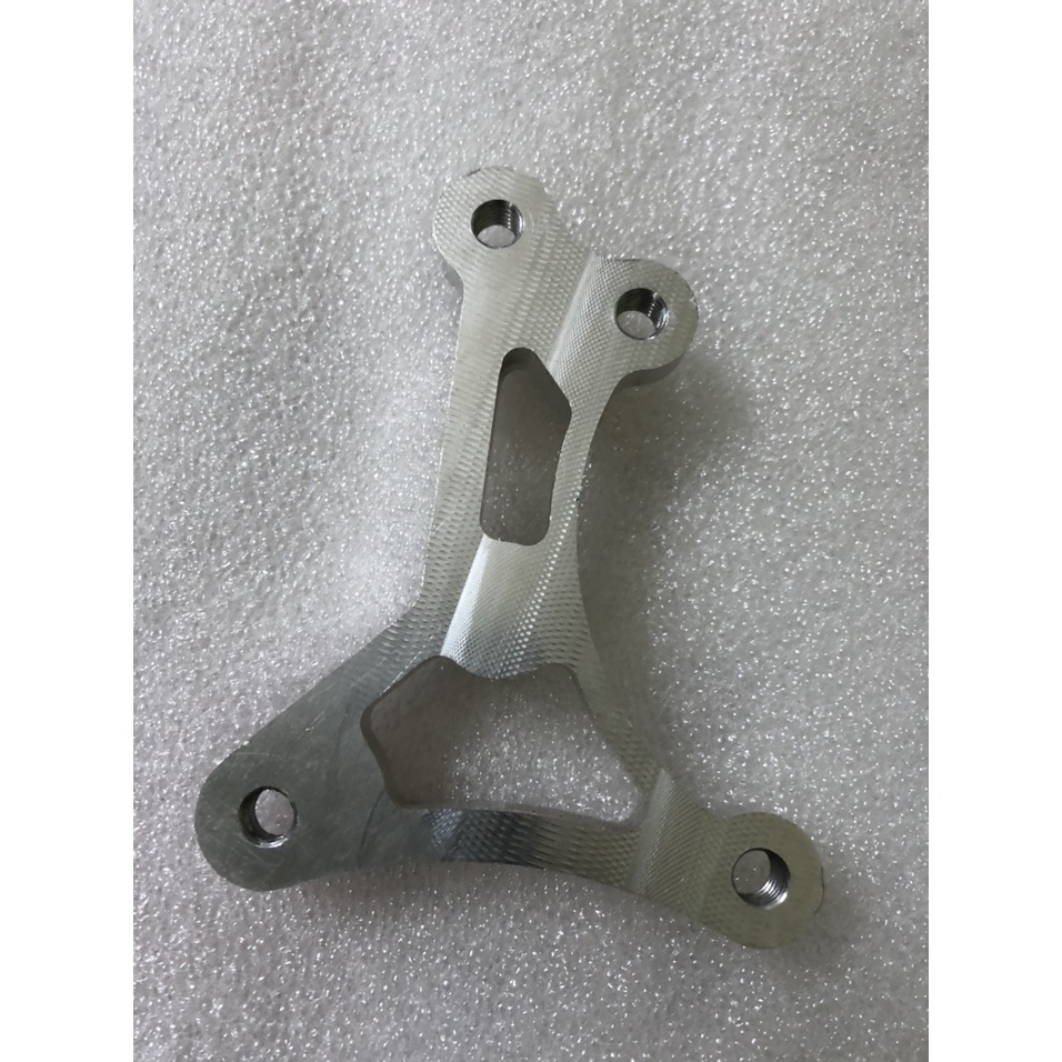 Pát nhôm cnc heo kiểu Brembo Nissin cho dòng xe wave 100 110 lên đĩa 290mm hay 300mm gắn zin theo xe không chế cháo