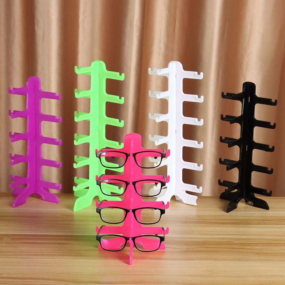 WONDER Eyeglasses Display Stands Colorful Space Saving Shelf Plastic Sunglasses Storage Rack