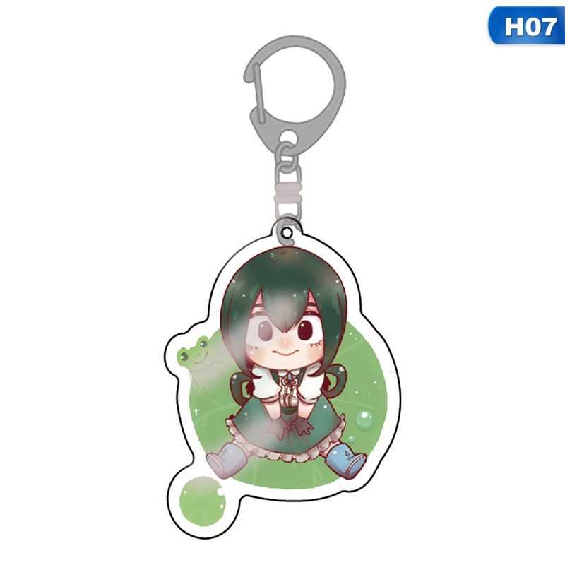 Móc khóa nhựa acrylic họa tiết hoạt hình My Hero Academia