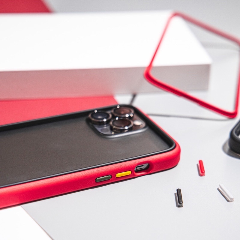 Combo Rim & Bộ nút bấm nhiều màu sắc dành cho ốp Rhinoshield