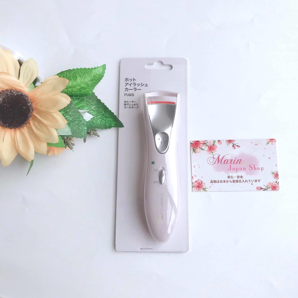 (Hàng Nhật ) Máy bấm cong mi bằng nhiệt nóng lên Heated Eyelash Curler  hàng nội địa Nhật Bản