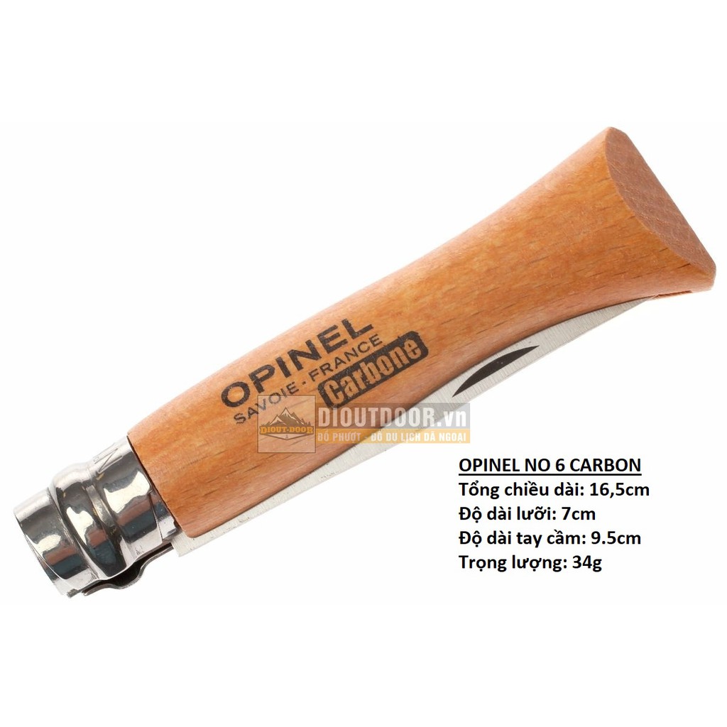 Dụng cụ Sinh Tồn Opinel No 6 đến No 12 dòng Carbon | BigBuy360 - bigbuy360.vn