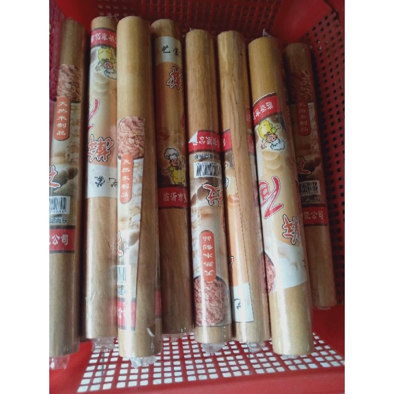 Cán bột gỗ thẳng 25cm