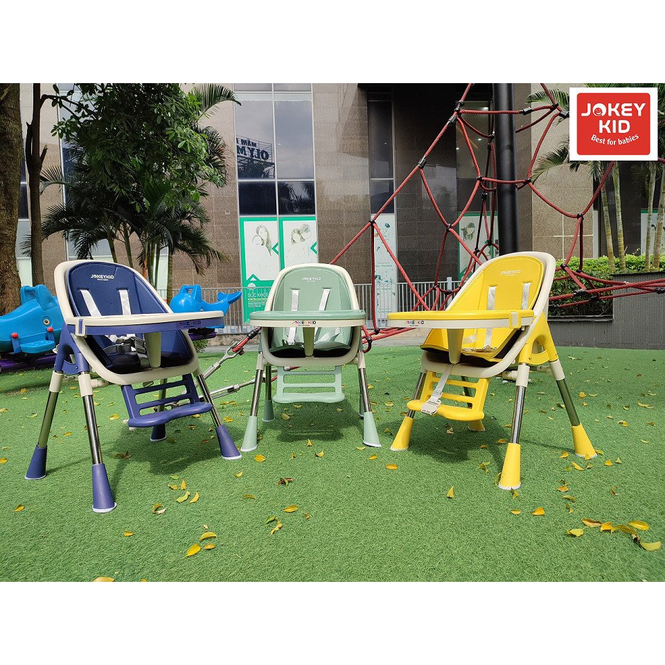 Ghế ăn dặm cho bé cao cấp Jokey V5 điều chỉnh độ cao tặng kèm đệm lót - Bảo Hành 24 tháng