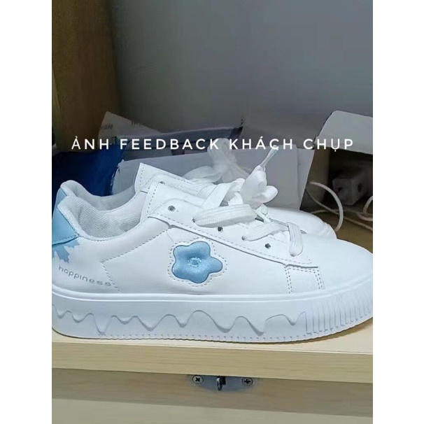 Giày thể thao blue flower học sinh Hirostore
