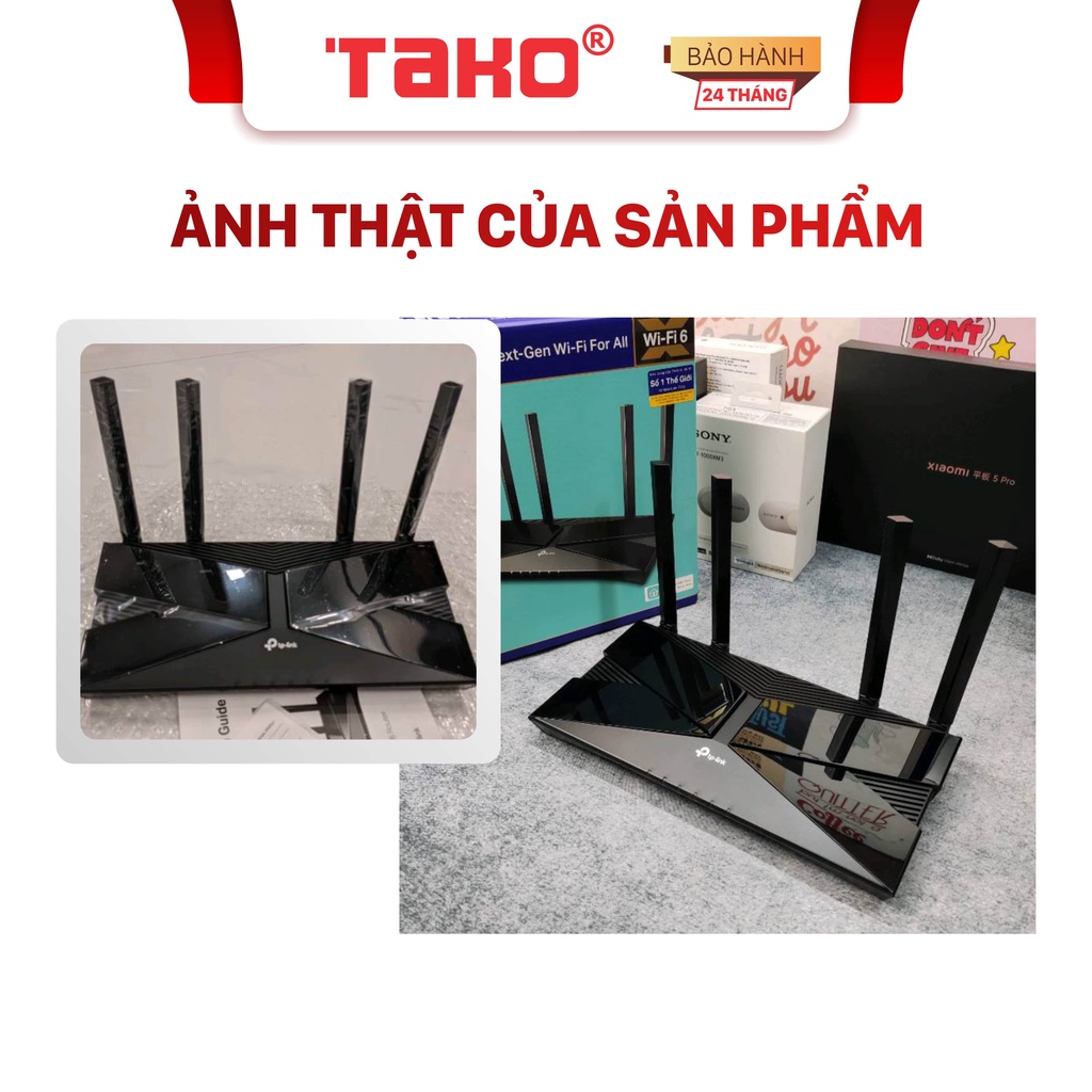 Bộ Phát Wifi Tplink 4 Râu Archer AX10 Wifi 6 Chuẩn AX 1500Mpbs