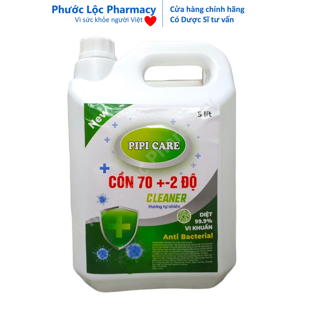 Cồn 70 Độ Can 5 lít / Cồn Sát Khuẩn