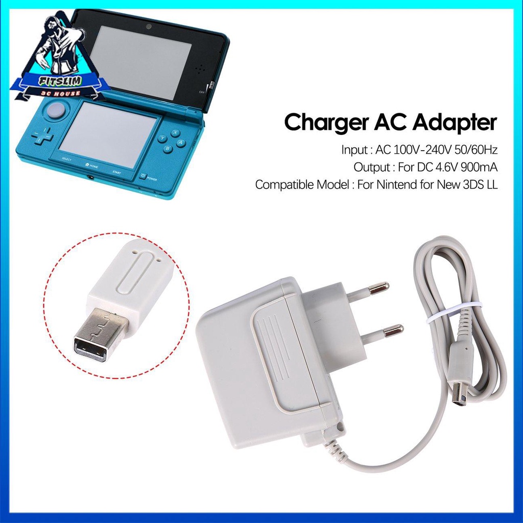 Bộ sạc AC Châu Âu / Hoa Kỳ cho Nintendo 3DS XL LL / DSi DSi XL mới 2DS 3DS 3DS XL