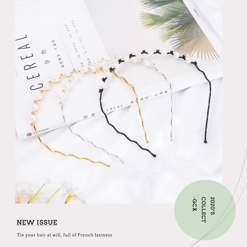 Băng Đô Đính Ngọc Trai Giả Thời Trang Cho Nữ