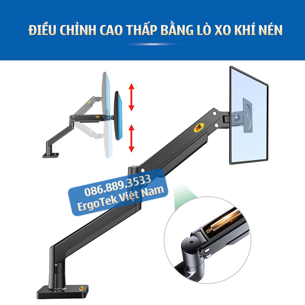 #G40 / Giá Treo Màn Hình NB G40 22 - 40 Inch / Giá Đỡ Màn Hình Gắn Bàn