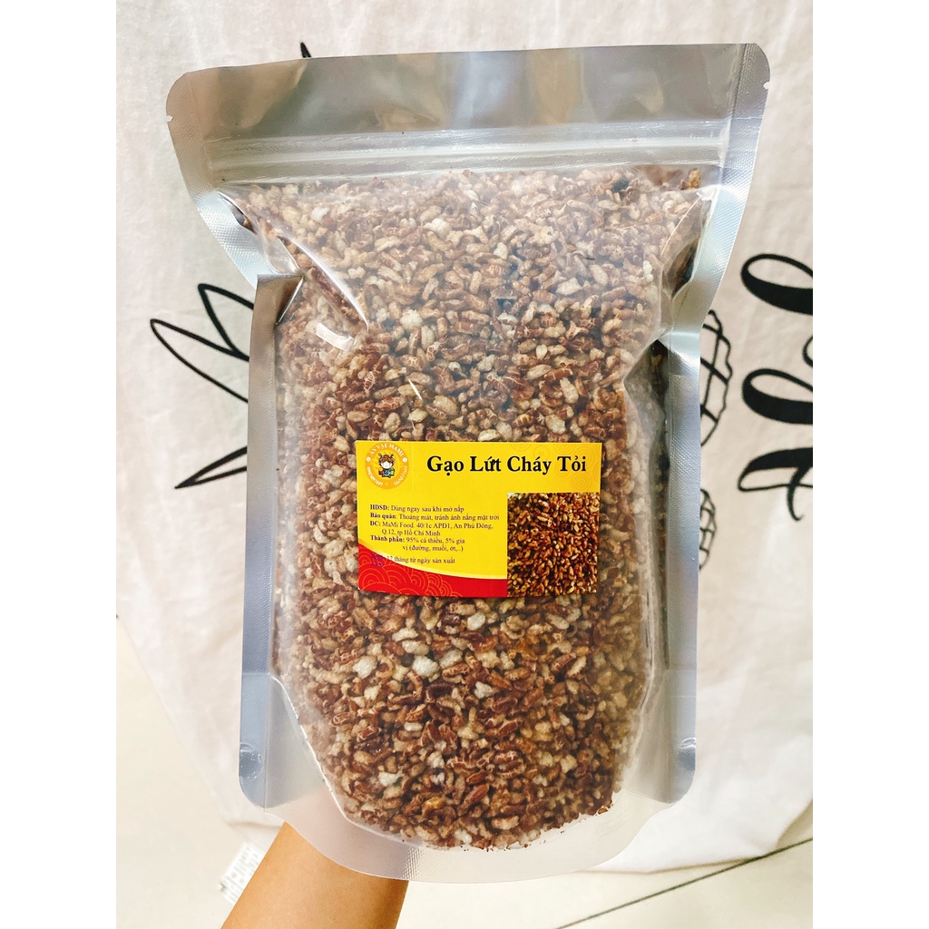 500g Gạo Lứt Sấy Giòn tẩm gia vị, loại ngon nhà làm