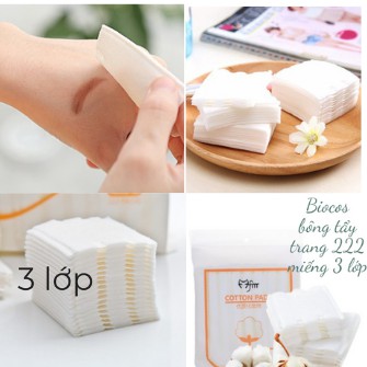 Bông tẩy trang Cotton Pads 3 lớp cực mịn , túi 222 miếng siêu tiết kiệm - Hàng nội địa trung sale kịch sàn giá tốt | BigBuy360 - bigbuy360.vn