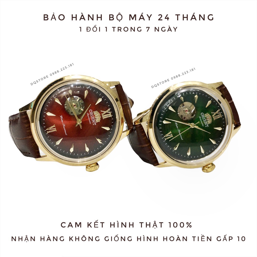 Đồng hồ Nam ORN - RA-AG0005L10B - Cơ tự động lộ tim siêu đẹp, dây da cao cấp, chống nước cực tốt độ sâu 30 mét