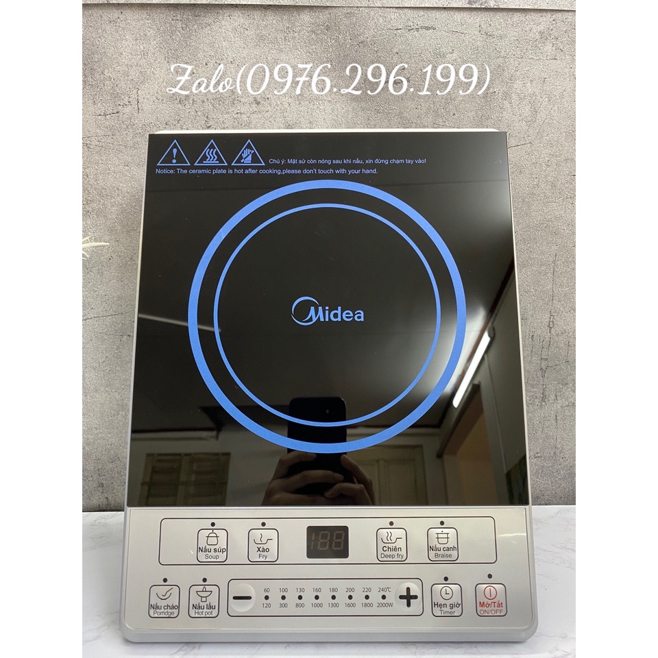 (Mã CHUT002 giảm 8%) Bếp từ Midea MI-B2015DE -Hàng Chính Hãng