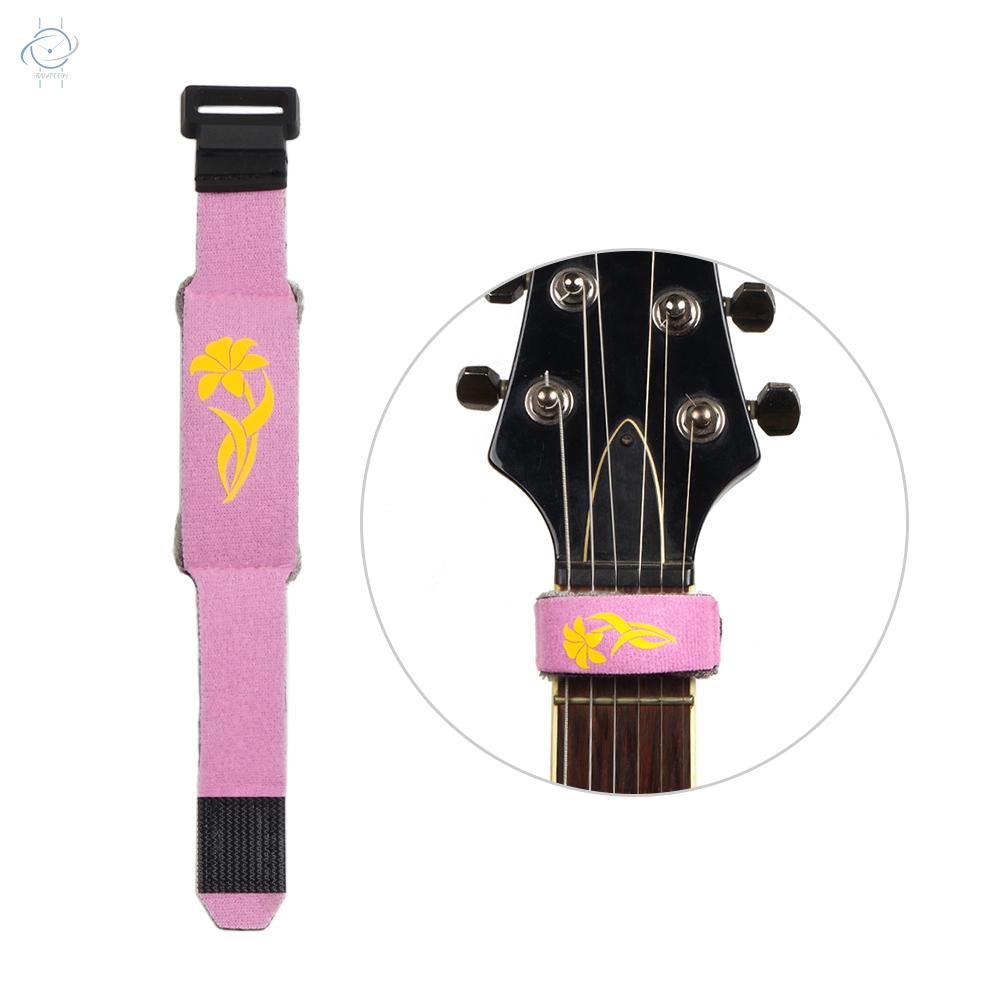♫Rockhouse Guitar FretWraps Strings Muter Guitar String Mute  Fretboard Muting Wrap 18cm with Beautiful Flower Pattern for Standard 6-String Acoustic   Electric Guitars