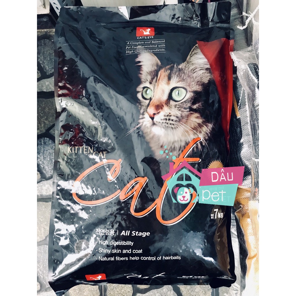 Thức ăn mèo hàn quốc hạt CAT'S EYE (bao nguyên 7kg)