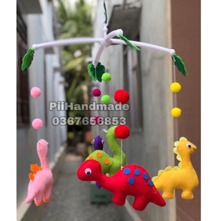 (SẴN)🦖🦩🦕🐉 TREO NÔI KHỦNG LONG 🦕 CHO BÉ YÊU HANDMADE VẢI NỈ 🥰😘