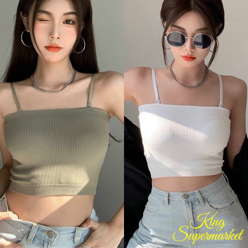 Áo ống có sẵn mút kiểu croptop áo bra quây xinh đa năng nhiều màu gym đi chơi đi biển đều đẹp