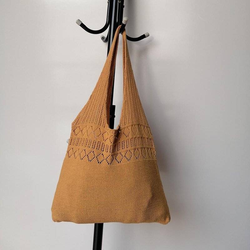 IELGY Túi Đeo Vai Dệt Phong Cách Nhật Bản Dành Cho Nữ