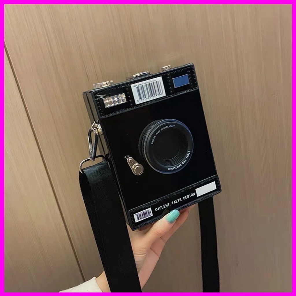 Túi xách nam nữ hình máy ảnh phụ kiện siêu độc đáo 2021