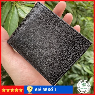 Ví nam mini da bò thật nhỏ gọn, ví mini đựng thẻ, bóp nam da bò thật siêu bền VMN002