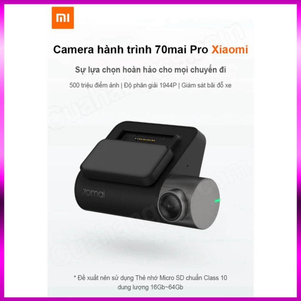 GIÁ CHƯA TỪNG CÓ Camera hành trình Xiaomi 70mai Pro bản quốc tế chính hãng GIÁ CHƯA TỪNG CÓ | BigBuy360 - bigbuy360.vn