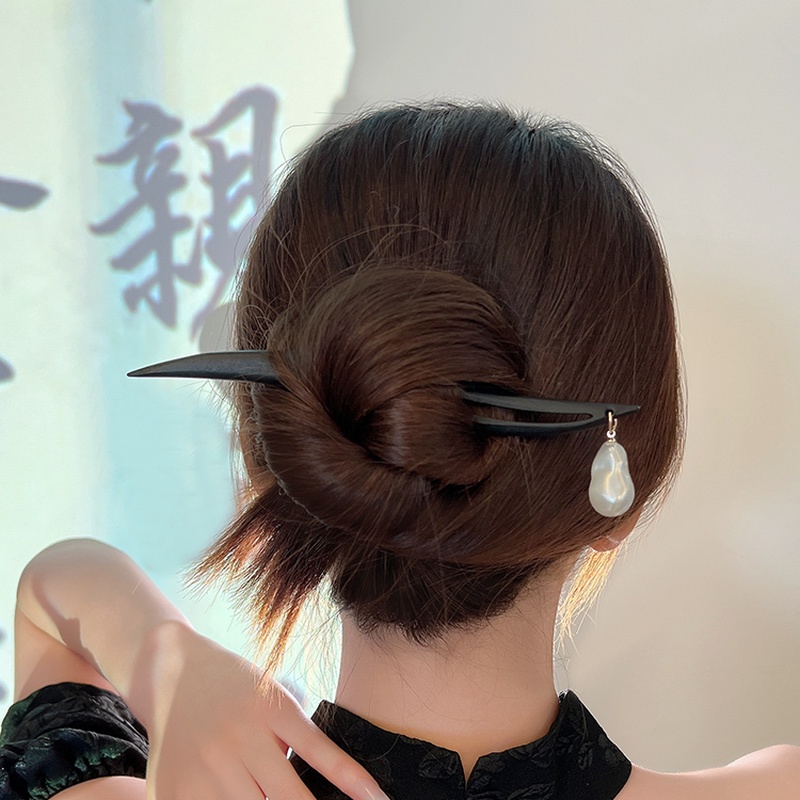 Trâm Cài Tóc Gỗ Thiết Kế Đơn Giản Thời Trang Cho Nữ