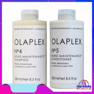 BỘ GỘI XẢ OLAPLEX SỐ 4 & SỐ 5 PHỤC HỒI TÓC KHÔ XƠ HƯ TỔN USA 250ML