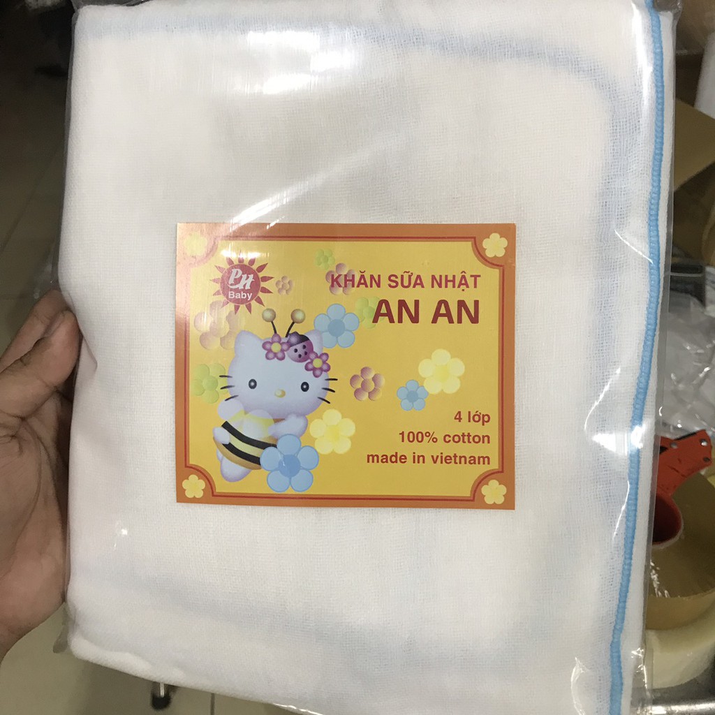 combo 20 khăn sữa 4 lớp + 2 khăn tắm 4 lớp dành cho bé sơ sinh cotton mềm mịn an toàn cho da bé