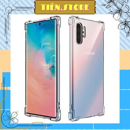 Ốp lưng Samsung Galaxy Note 10 Pro nhựa dẻo CHỐNG SỐC - Trong suốt