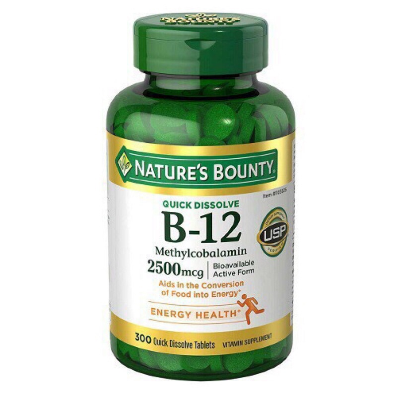 🛍VIÊN UỐNG BỔ SUNG B12 NATURE’S BOUNTY Của Mỹ