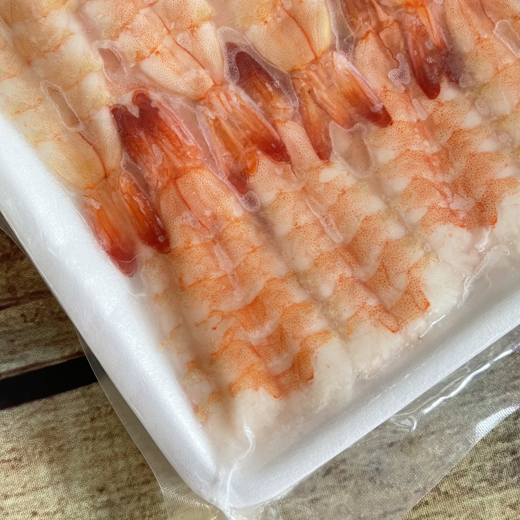 [CHỈ GIAO HCM] Tôm sushi luộc size 2L/4L (30 con/khay) [đông lạnh]